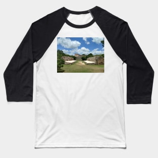 Uxmal: Ball Court Baseball T-Shirt